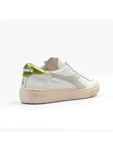 Diadora Leren sneakers goudkleurig/crème/beige
