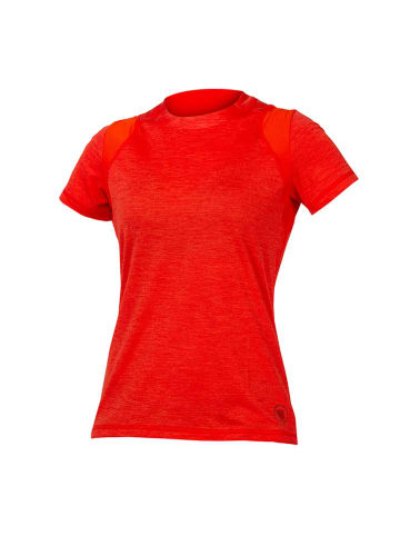 ENDURA Koszulka kolarska "Strack" w kolorze czerwonym
