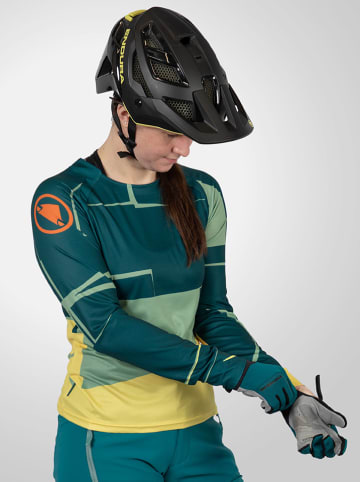 ENDURA Fietsshirt "MT500" groen/geel