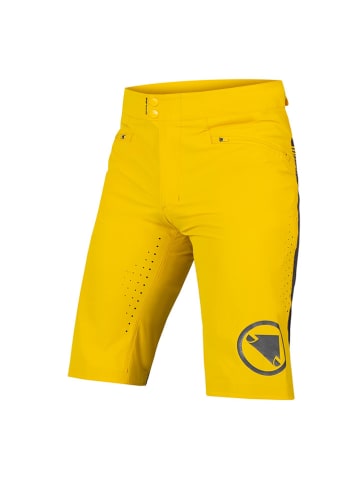 ENDURA Szorty kolarskie "SingleTrack Lite" w kolorze żółto-czarnym