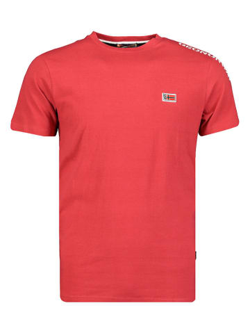 Geographical Norway Koszulka "Jaredo" w kolorze czerwonym