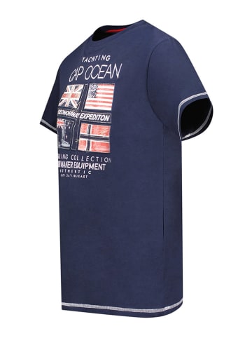 Geographical Norway Shirt "Jinapt" donkerblauw