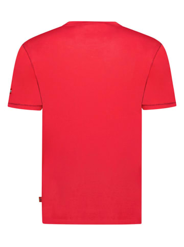 Geographical Norway Koszulka "Juitre" w kolorze czerwonym