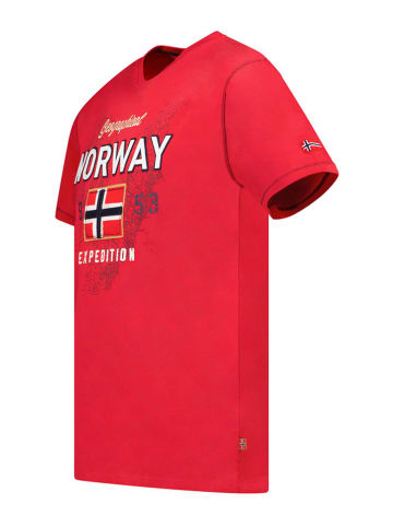 Geographical Norway Shirt "Juitre" in Rot