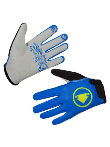 ENDURA Rękawiczki kolarskie "Hummvee" w kolorze niebiesko-szarym