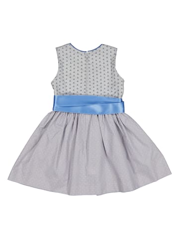Isartrachten Dirndl grijs/blauw