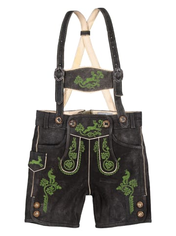 Isartrachten Lederhose zwart