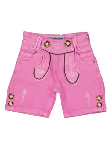 Isartrachten Szorty w kolorze różowym