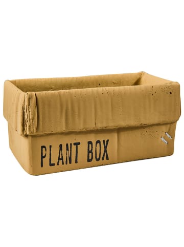 Novita Wazon "Box" w kolorze jasnobrązowym - 21 x 11 x 11 cm