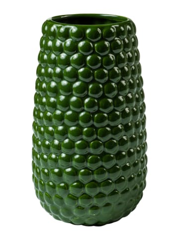 Novita Vase "Poppit" in Grün - (H)20,2 x Ø 11,8 cm