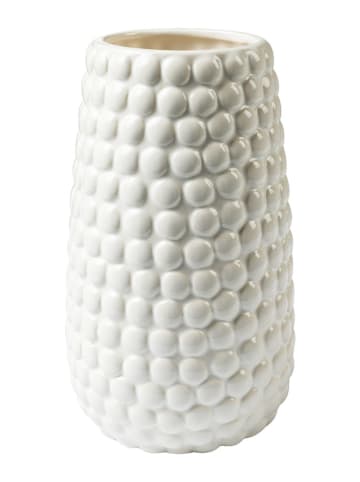 Novita Vase "Poppit" in Weiß - (H)20,2 x Ø 11,8 cm