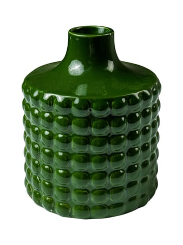 Novita Vase "Poppit" in Grün - (H)14 x Ø 12 cm