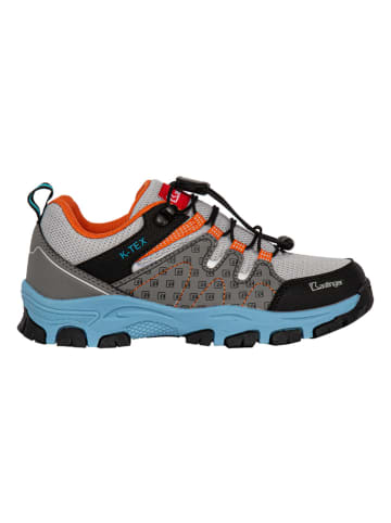 Kastinger Buty trekkingowe "Tallu" w kolorze szaro-błękitno-pomarańczowym