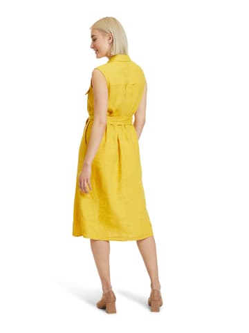 Betty Barclay Linnen jurk geel