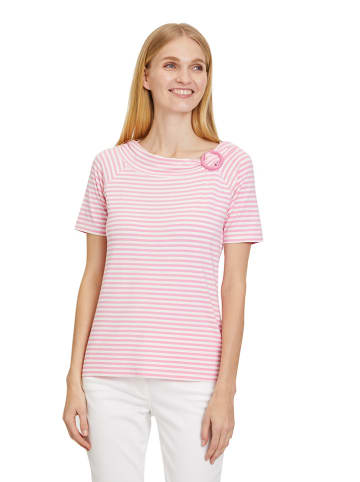 Betty Barclay Shirt in Rosa/ Weiß