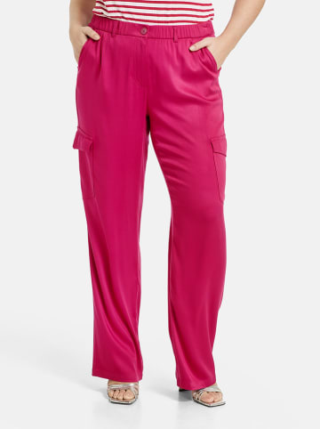 SAMOON Cargobroek roze