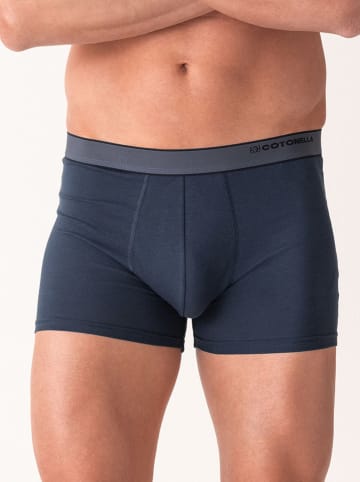COTONELLA 2er-Set: Boxershorts in Dunkelblau