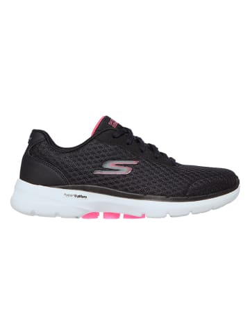 Skechers Sneakersy "Go Walk 6" w kolorze czarnym