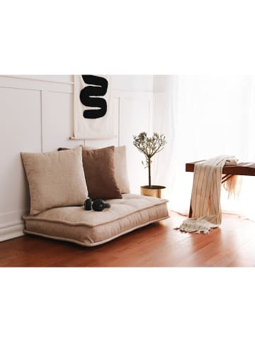 Scandinavia Concept Bodenkissen "Naturel Yer" in Creme - (B)100 x (H)20 x (T)60 cm