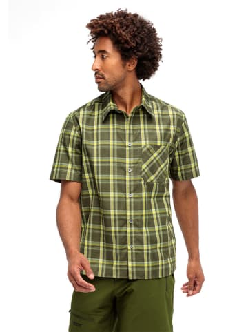 Maier Sports Funktionshemd "Mauro" in Gelb/ Khaki