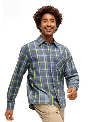 Maier Sports Funktionshemd "Claas" in Gelb/ Blau