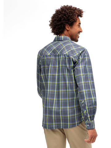 Maier Sports Functionele blouse "Claas" geel/blauw