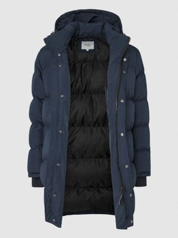 Pepe Jeans Płaszcz pikowany "Torin" w kolorze granatowym