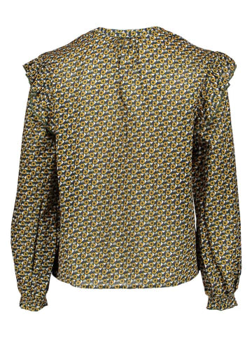 Pepe Jeans Bluse in Dunkelblau/ Gelb