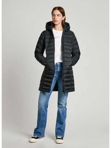 Pepe Jeans Doorgestikte mantel zwart