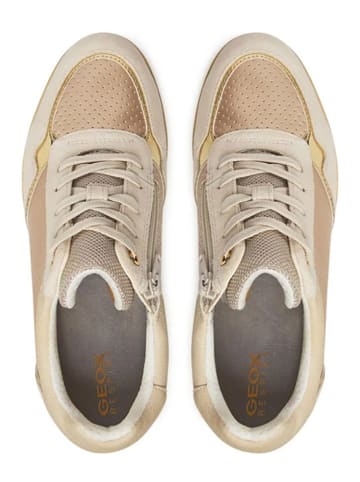 Geox Sneakersy "Ilde" w kolorze złotym