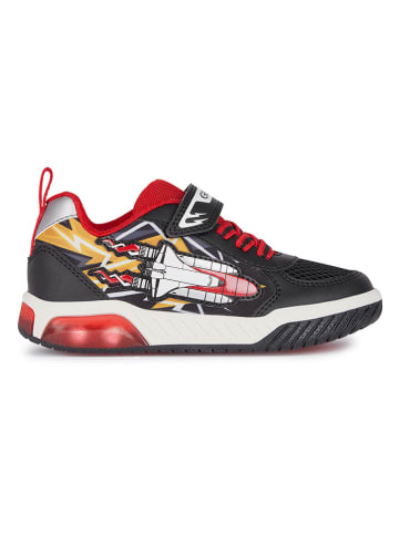 Geox Sneakers "Lights - Inek" in Schwarz/ Rot