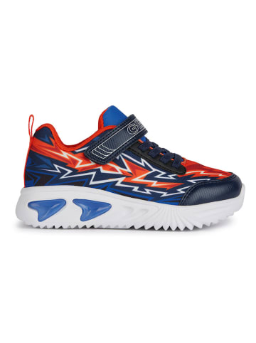 Geox Sneakers "Lights - Assister" donkerblauw/rood