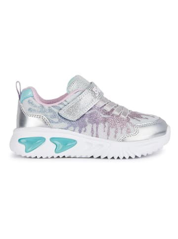 Geox Sneakers "Lights - Assister" in Silber/ Bunt