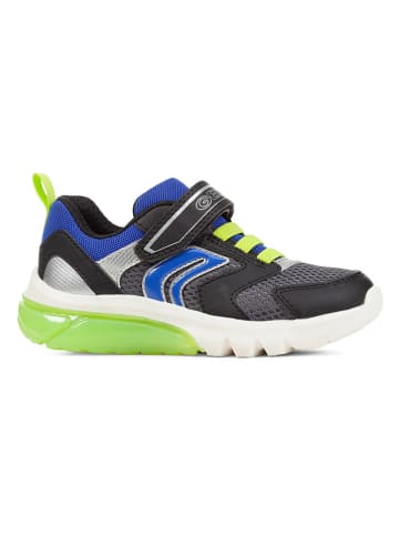 Geox Sneakers "Lights - Ciberdron" donkerblauw/groen