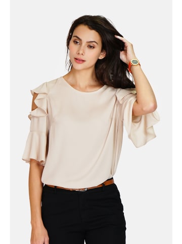 ASSUILI Blouse zandkleurig