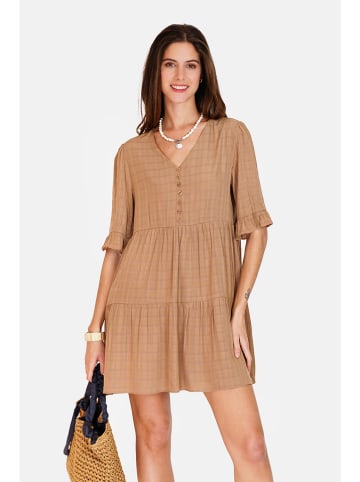 ASSUILI Kleid in Hellbraun