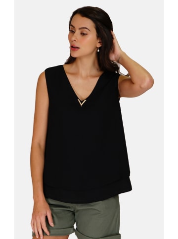 ASSUILI Blusentop in Schwarz