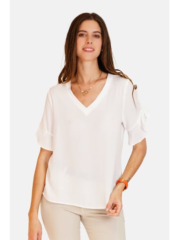 ASSUILI Bluse in Weiß