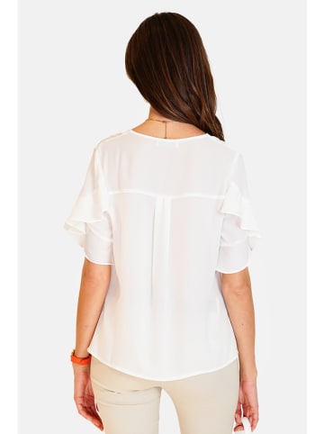 ASSUILI Bluse in Weiß