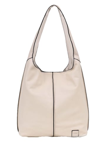 FREDs BRUDER Leren schoudertas crème - (B)40 x (H)33 x (D)10 cm