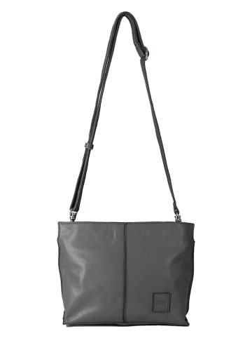 FREDs BRUDER Leder-Umhängetasche  in Grau - (B)29 x (H)29 x (T)7 cm