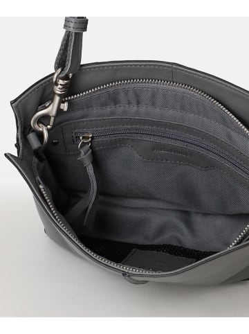 FREDs BRUDER Leder-Umhängetasche  in Grau - (B)29 x (H)29 x (T)7 cm