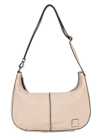FREDs BRUDER Leder-Schultertasche in Beige - (B)37 x (H)22 x (T)8 cm