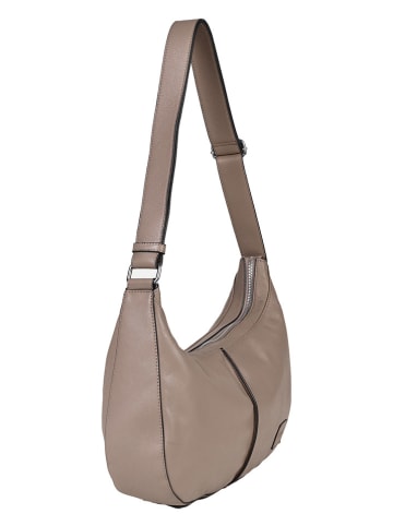 FREDs BRUDER Leren schoudertas taupe - (B)37 x (H)22 x (D)8 cm