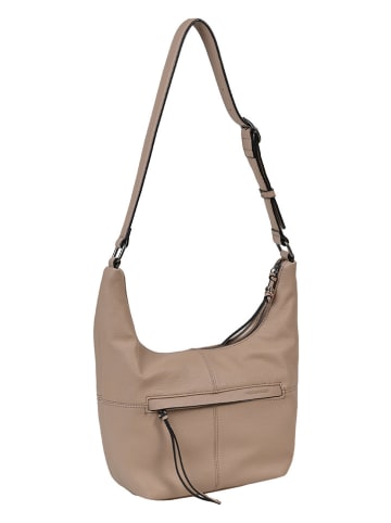 FREDs BRUDER Leren schoudertas "Pruvia" beige - (B)32 x (H)20 x (D)10 cm