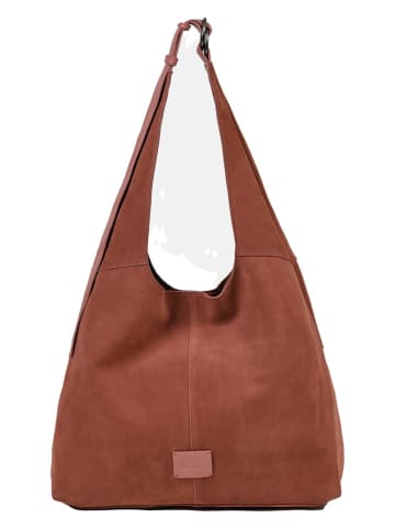 FREDs BRUDER Leren schoudertas rood - (B)38 x (H)33 x (D)13 cm