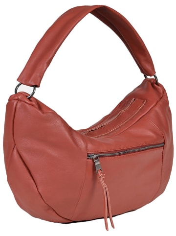 FREDs BRUDER Leren shopper rood - (B)50 x (H)28 x (D)10 cm
