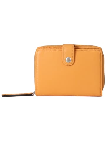 FREDs BRUDER Skórzany portfel "Millionaire" w kolorze pomarańczowym - 13 x 10 x 2,5 cm