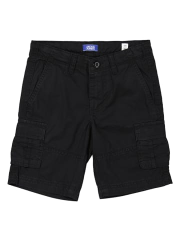 JACK & JONES Junior Bojówki "Zeus" w kolorze czarnym