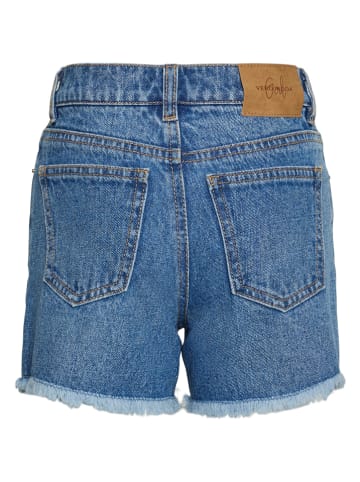 Vero Moda Girl Szorty dżinsowe "Bella" w kolorze niebieskim